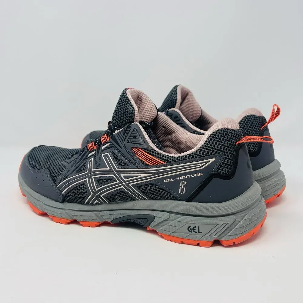 Asics Womens Gel Venture 8 1012A706 Gray Running Shoes Sneakers Size 11 W